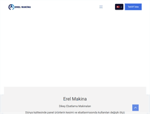 Tablet Screenshot of erelmak.com